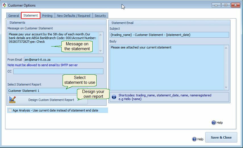 Customer_Options_Statement