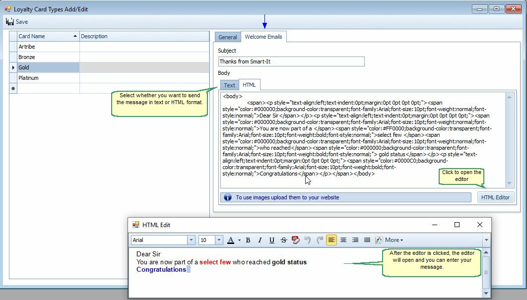 Send a welcom email to your 'Loyalty' customers Send a welcom email to your 'Loyalty' customers