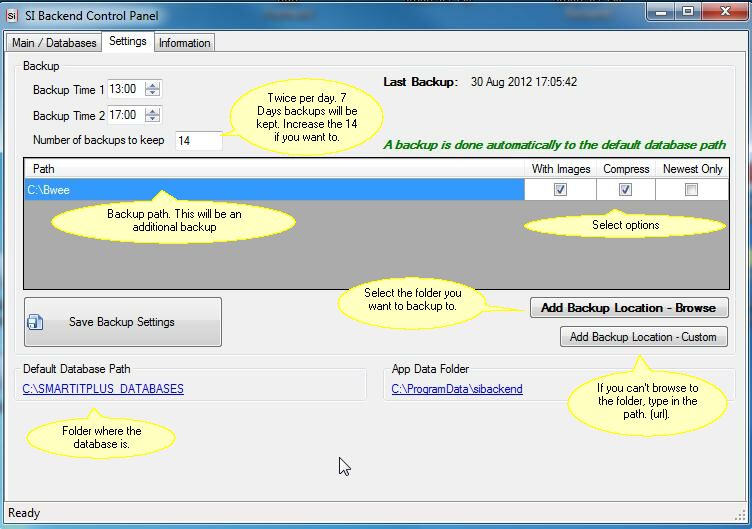 siBackend_Settings