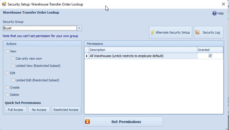Warehouse_Transfer_Order_Lookup-Security