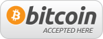 We accept payments via bitcoin